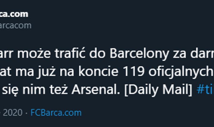 Barcelona może ściągnąć obrońcę za darmo!